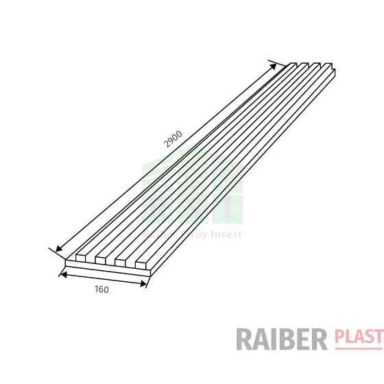Реечная ПВХ панель Raiber Plast (CSG05-A01) Алматы