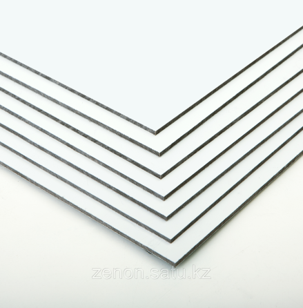 Алюминиевые композитные панели GROSSBOND (АЛЮКОБОНД), толщина стенки 0,21 мм, сигнальный белый Актобе