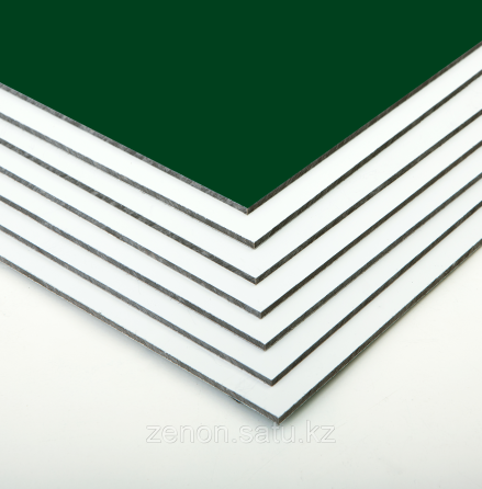 Алюминиевые композитные панели GROSSBOND (АЛЮКОБОНД), толщина стенки 0,21 мм мятно-зеленый, 1.22 х 4 Актобе