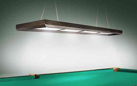 Лампа Evolution 4 секции ПВХ (ширина 600) (Пленка ПВХ Текстура черная,фурнитура золото) Алматы