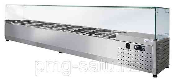 Витрина холодильная Finist ToppingBox НХВсп-8 с прямоугольным стеклом Нур-Султан