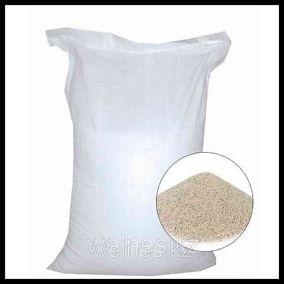 Песок кварцевый для пескоструя и пескоструйных аппаратов (фракция 0,8-1,6 мм, мешок 25 кг) Алматы