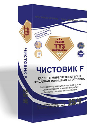 Шпатлёвка ЧИСТОВИК F "TTS Premium" Алматы - изображение 1