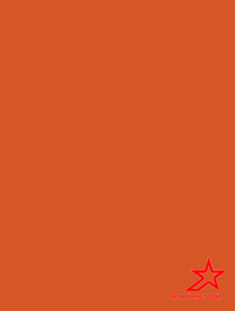 Алюминиевая композитная панель цвета «Orange G2009» Астана