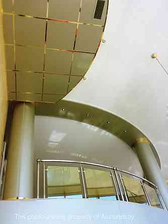 Алюминиевая композитная панель цвета «Yellow G1023» Астана