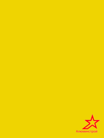 Алюминиевая композитная панель цвета «Zinc Yellow G1018» Астана