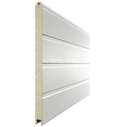 Ворота секционные RSD02, дизайн панели: доска, цвет: белый. Караганда - изображение 2