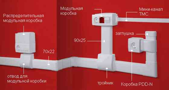 DKC Угол внешний 90х25 мм, изменяемый (80-115°) Алматы