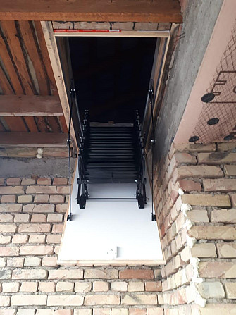 Чердачная лестница 60х120х290 см Алматы - изображение 2
