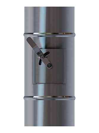Дроссель клапан для круглых воздуховодов D200 оцинкованная сталь Нур-Султан