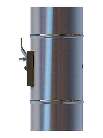 Дроссель клапан для круглых воздуховодов D200 оцинкованная сталь Нур-Султан