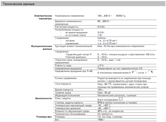 Электропривод Belimo р/о NM ASR 10Nm 230В Алматы