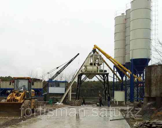 Автоматизированная бетоносмесительная установка HZS60 Алматы