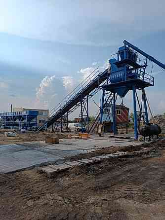 Бетонный завод HZS-90 (БСУ JS-1500 конвейерная лента) Алматы