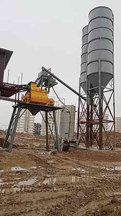 Бетонный завод HZS-120, DMP-120 (БСУ JS-2000 ленточный конвейер) мешалка двух вальная и планетарка Алматы
