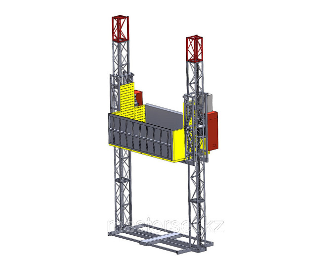 Подъемник , мачтовый строительный лифт ERY 3000/4000/5000 Подъемник для тяжелый нагрузки 5тон Нур-Султан - изображение 4
