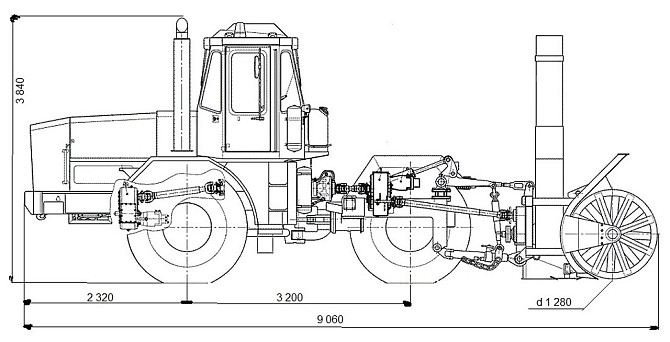Универсальная машина (Фрезерно-роторный снегоочиститель) 703МА ОС ПТК Караганда - изображение 1