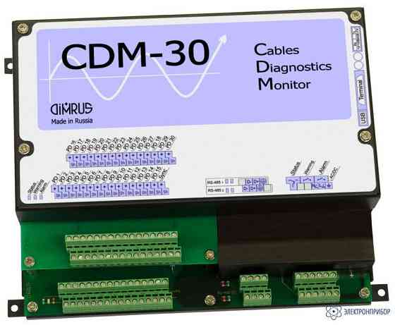 CDM-30 система мониторинга состояния и диагностики дефектов изоляции 30 кабельных линий Петропавловск