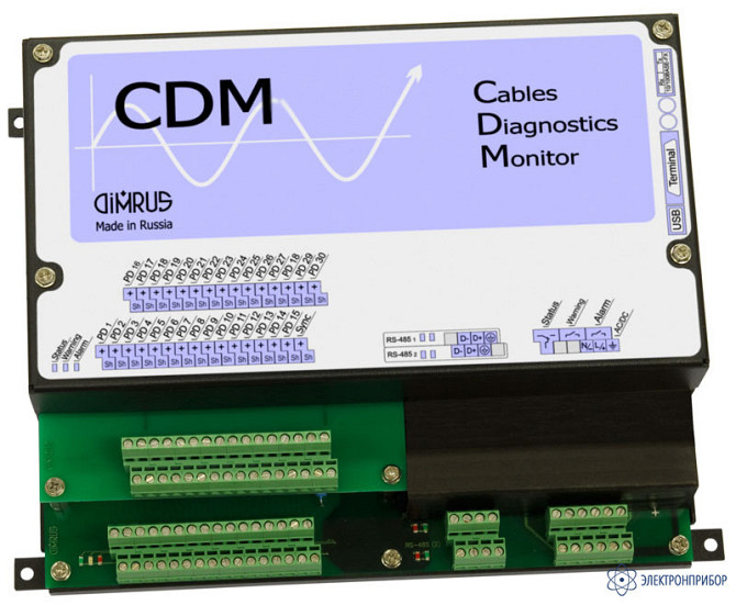 CDM-15 система мониторинга состояния и диагностики дефектов изоляции 15 кабельных линий Петропавловск - изображение 1