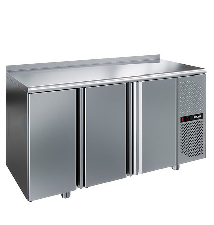 Холодильный стол POLAIR TM3-G с бортом. Объем 400 л Рабочая поверхность нерж. сталь Количество двере Алматы - изображение 2