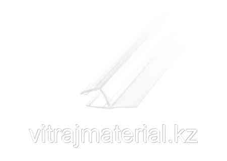Профиль DG-2 уплотнительный прозрачный белый для душевой | 2200мм.| 10мм. | FGD-89.1CL Алматы