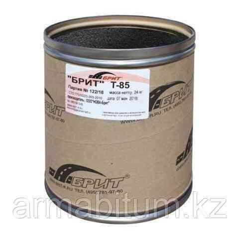Мастика Брит Т-75 резинобитумный материал горячего применения для заделки трещин(барабан 24 кг) Алматы