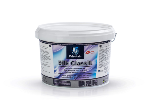 Декоративная краска с эффектом шелка - Silk Classic 1 кг Алматы