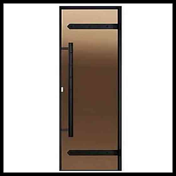 Дверь для русской бани Harvia STG LEGEND 7х19 (размер = 70х190 см, короб-сосна, стекло-бронза, ручка Алматы
