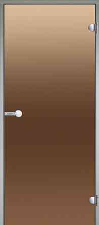 Дверь для хамама Harvia STG 7х19 (размер = 69*189*9,2 см, короб - алюминий, стекло - бронза, без пор Алматы