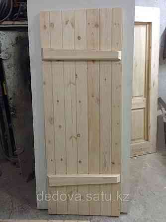Двери из сосны для бани толщина 30 мм Алматы