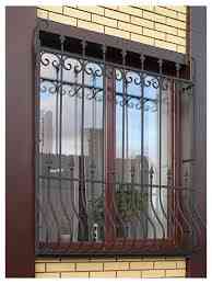 Кованые решетки на окна Алматы