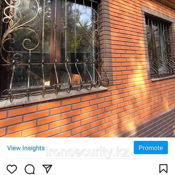 Кованые решетки на окна под заказ Алматы