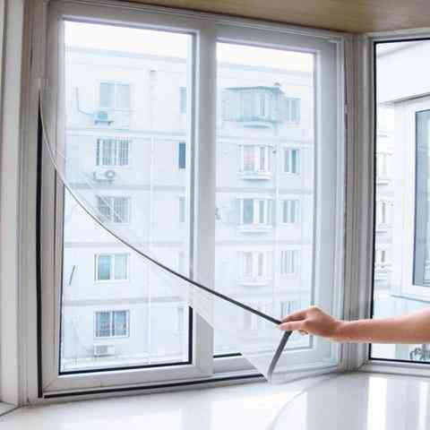 Сетка антимоскитная на окно [130х150 см] самоклеящаяся Алматы