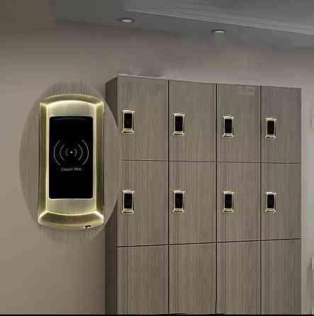 Электронный замок RFID для шкафчиков раздевалок с браслетом Алматы