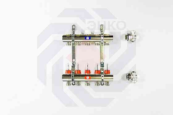 Комплект коллекторов с расходомерами ITAP 916C 5 контуров Алматы