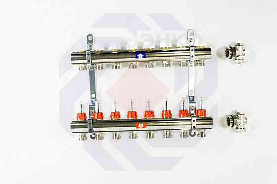 Комплект коллекторов с расходомерами ITAP 916C 8 контуров Алматы