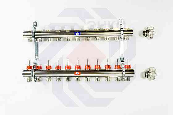 Комплект коллекторов с расходомерами ITAP 916C 11 контуров Алматы