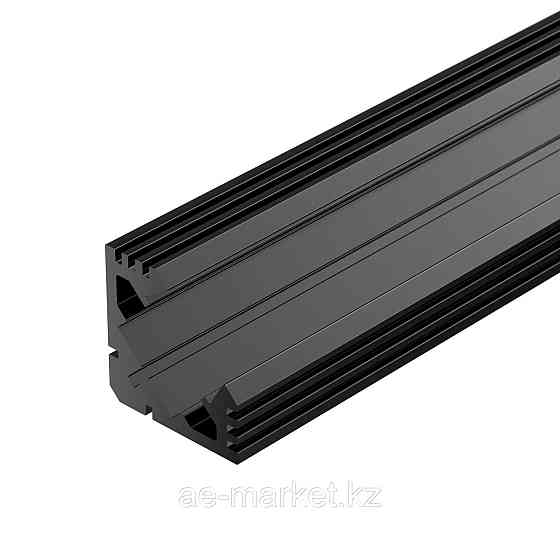 Профиль PDS45-T-2000 ANOD Black RAL9005 (Arlight, Алюминий) Алматы