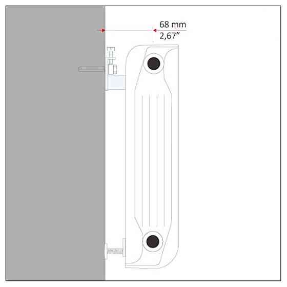 Комплект Кронштейнов для радиаторов MB FIX IT T3 - 60210163 - (50 шт.) Алматы