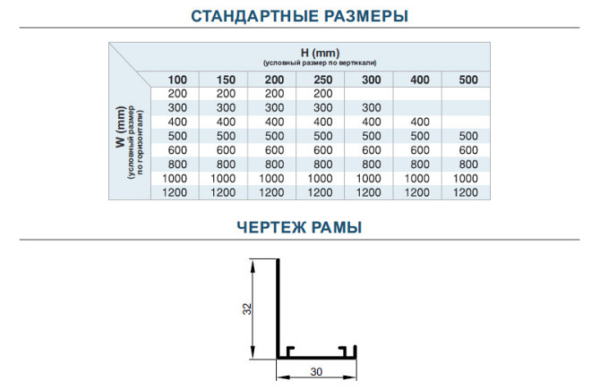 Вытяжные Решетки РАГ 100х300 Алматы - изображение 2