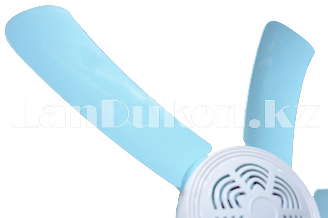 Потолочный вентилятор "Лепесток" голубой (Fei Peng) 5 лопастей d = 31.5 см Алматы - изображение 3
