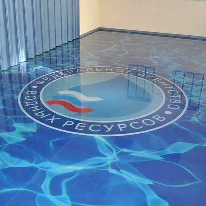 Тэпинг Пол 205 "Прозрачный 3D" двухкомпонентный эпоксидный прозрачный наливной пол Алматы - изображение 4