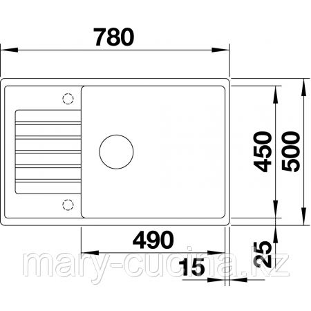 Кухонная мойка Blanco Zia XL 6 S compact - мягкий белый Астана