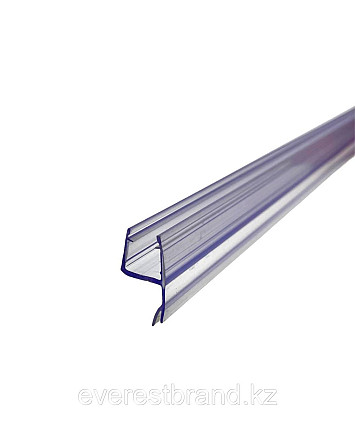 Уплотнитель жестким пером стекло-стекло 180° прозрачный (8мм) L- 2200мм Астана - изображение 1