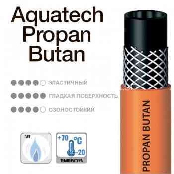 Шланг газовый для пропана 9мм Aquapolymer Астана