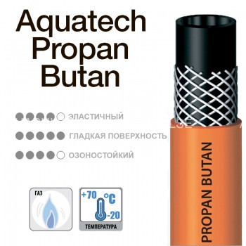 Шланг газовый для пропана 9мм Aquapolymer Астана - изображение 1