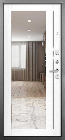 Дверь входная металлическая Урбан Зеркало 2066/860-960 L/R Астана