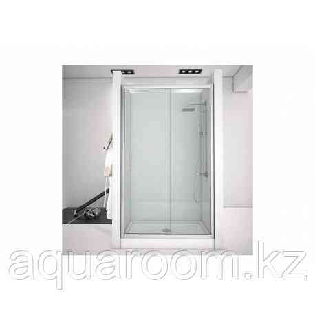 Откатная дверь Alfa (1200х2000) NAA6121стекло прозрачное хром (168420) Астана
