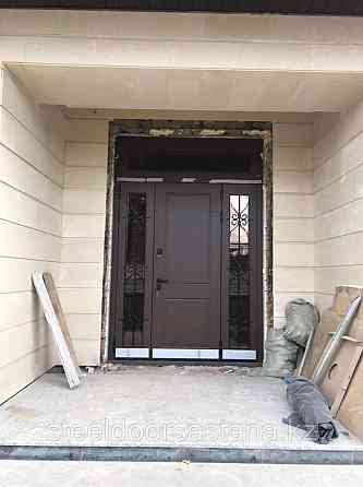 Дверь стальная двупольная с влагостойким МДФ и покрытием Винорит пр-во Израиль Нур-Султан