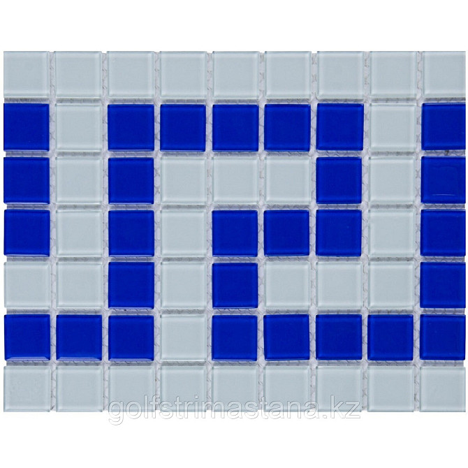 Фриз греческий Aquaviva Cristall бело-синий W/B Астана - изображение 1